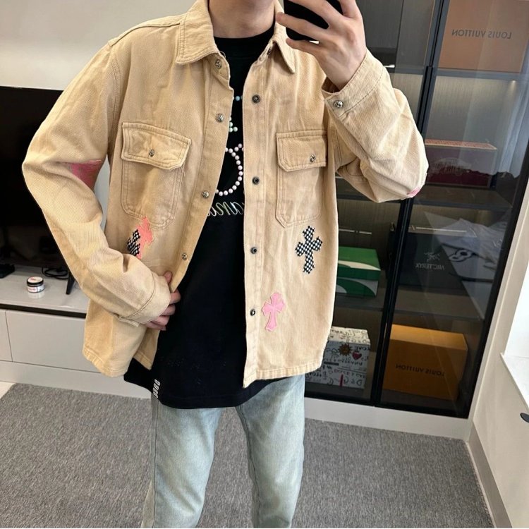7743715359 Light Luxury Cowboy Coat Spring and Autumn Same Style Trendy Brand Men's Clothing | Outfitreps Spreadsheet
