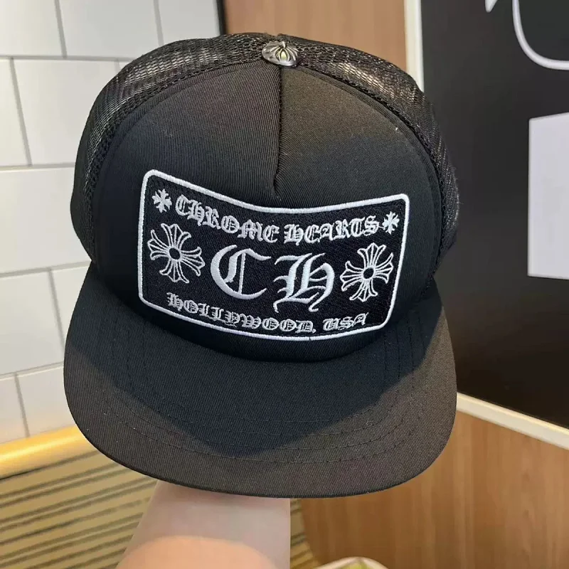 Chrome Hearts Hat Baseball Hat New Light Luxury Duck Tongue Hat Men's and Women's Duck Tongue Ha | Outfitreps Spreadsheet