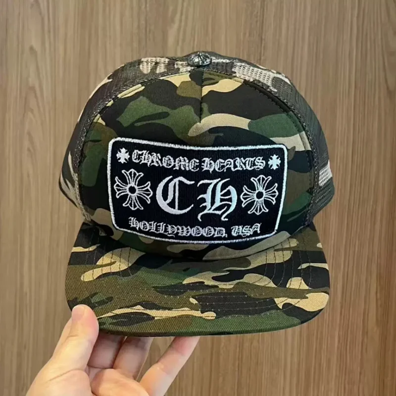 Chrome Hearts Hat Baseball Hat New Light Luxury Duck Tongue Hat Men's and Women's Duck Tongue Ha | Outfitreps Spreadsheet