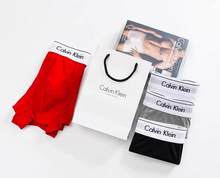 CK underwear men's pure cotton antibacterial breathable anti pinch hip flat corner gift box set | Outfitreps Spreadsheet