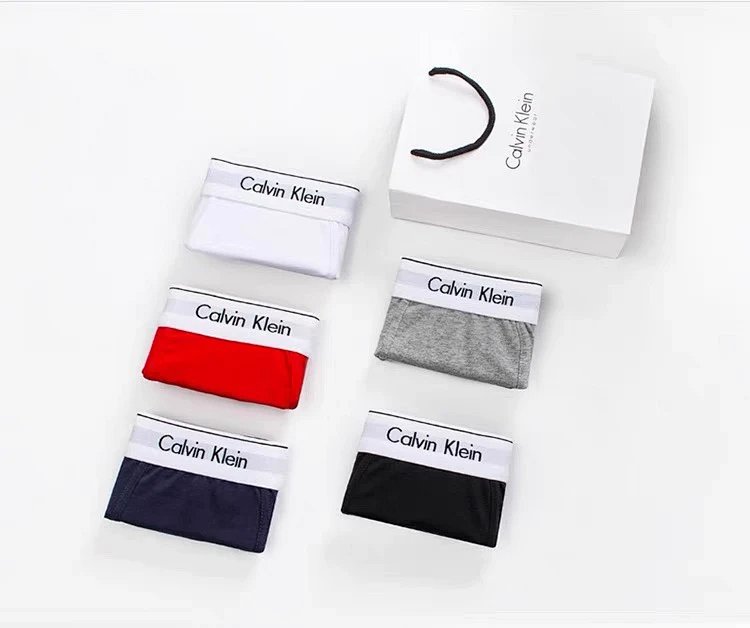 CK underwear men's pure cotton antibacterial breathable anti pinch hip flat corner gift box set | Outfitreps Spreadsheet