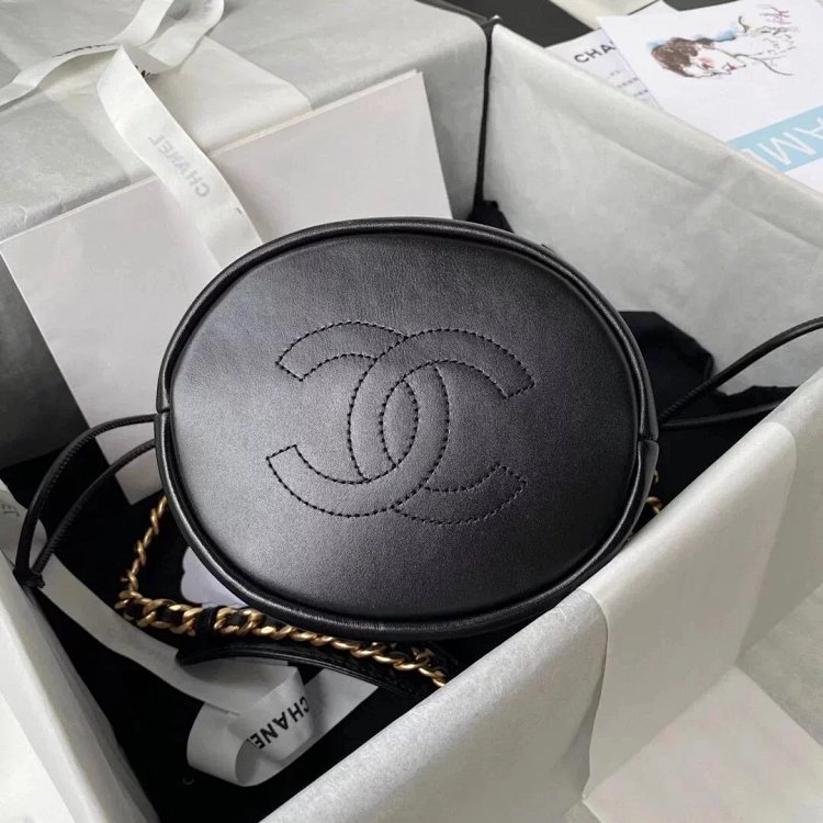 Chanel Retro Smooth Leather Drawstring Bucket Bag AS2716 Cross Carrying Women's Bag AS2716 Chane | Outfitreps Spreadsheet