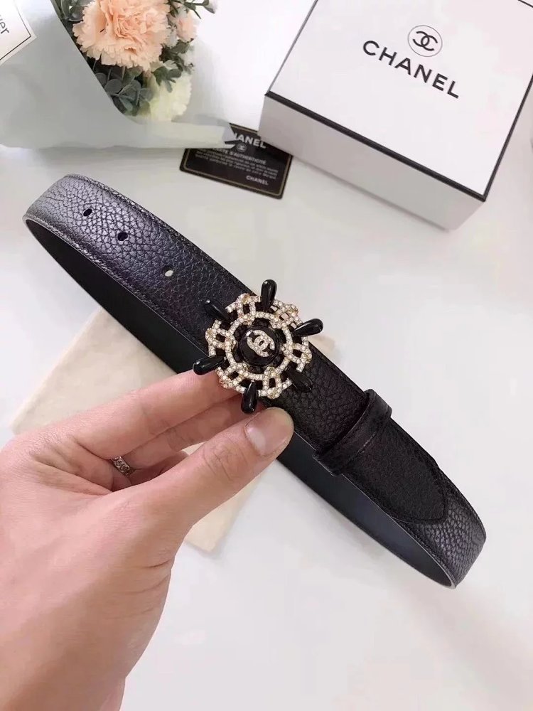 Chanel casual versatile full leather belt | Outfitreps Spreadsheet