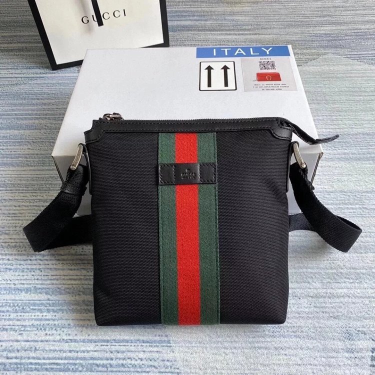 Gucci crossbody bag with red and green stripes, men's shoulder bag, large size 387111, small siz | Outfitreps Spreadsheet