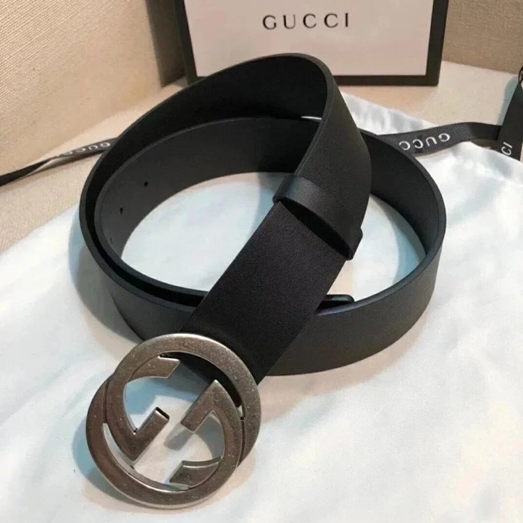 Gucci counter version men's belt double buckle business casual belt smooth buckle pants belt | Outfitreps Spreadsheet