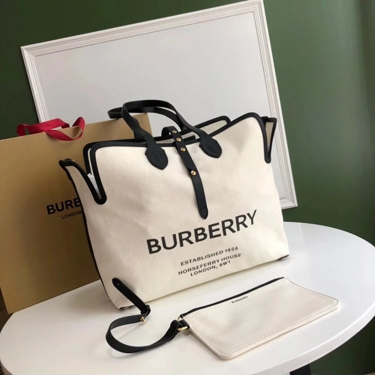 Burberry Belt ladies' large capacity tote bag shoulder bag