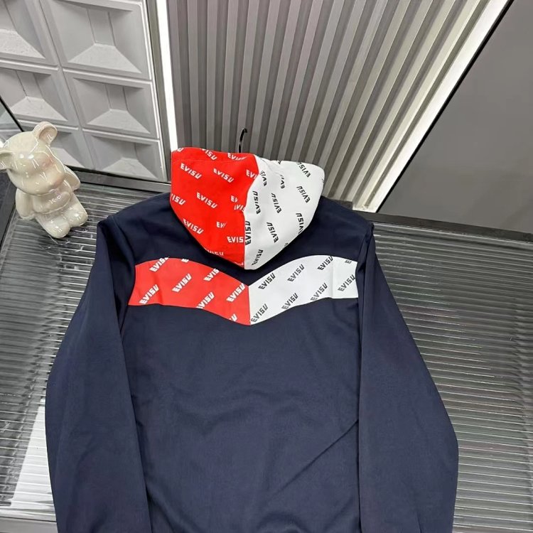 EVISU hooded red and white hoodie | Outfitreps Spreadsheet