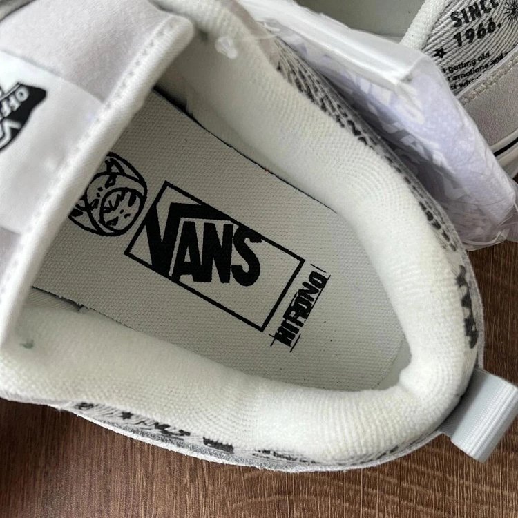 VANS Bubble Matt Ono Co branded Grey White Graffiti Casual Canvas Shoes | Outfitreps Spreadsheet