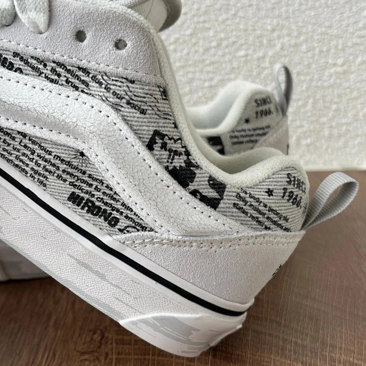 VANS Bubble Matt Ono Co branded Grey White Graffiti Casual Canvas Shoes | Outfitreps Spreadsheet