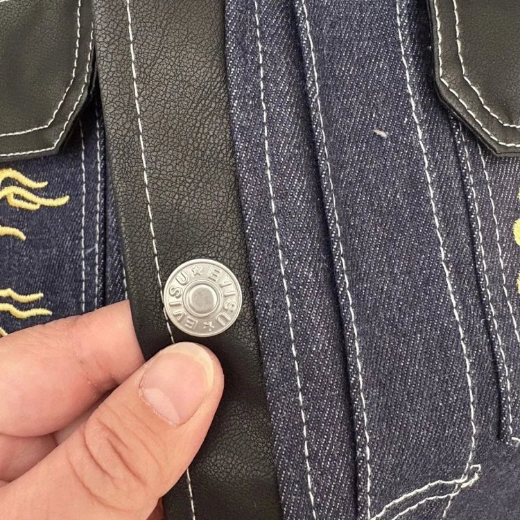 EVISU Heavy Industry Embroidered Cowboy Coat | Outfitreps Spreadsheet