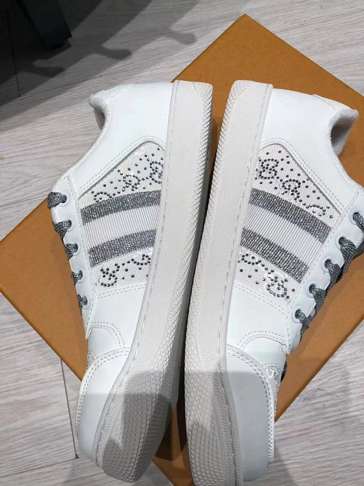 GUCCI dirty shoes, white rhinestone style fashionable board shoes | Outfitreps Spreadsheet