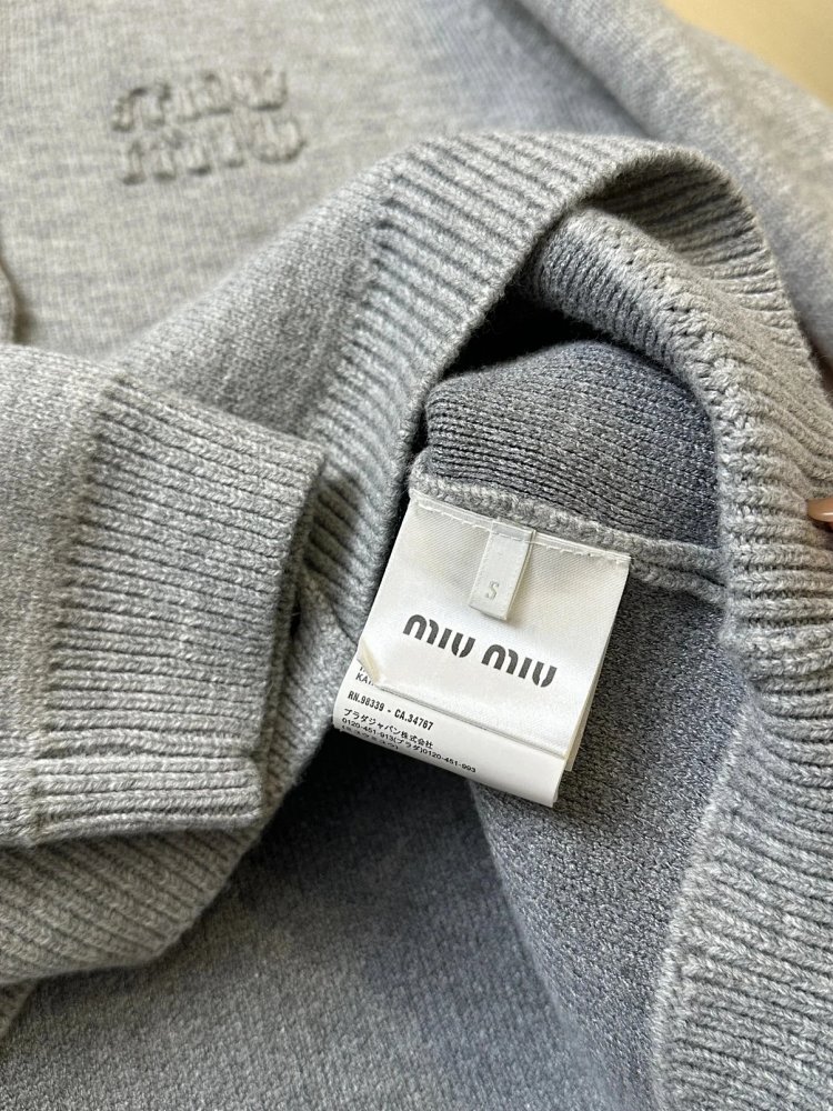 Miumiu Knitted Cardigan Trendy Sweater | Outfitreps Spreadsheet