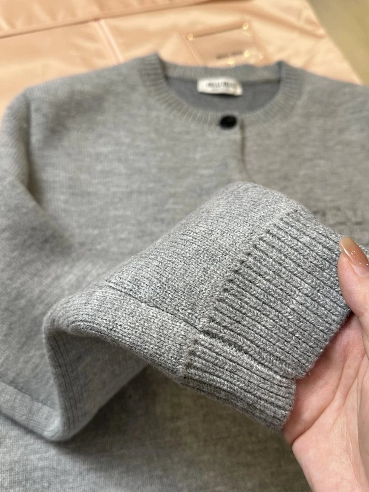 Miumiu Knitted Cardigan Trendy Sweater | Outfitreps Spreadsheet