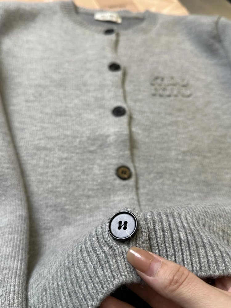 Miumiu Knitted Cardigan Trendy Sweater | Outfitreps Spreadsheet