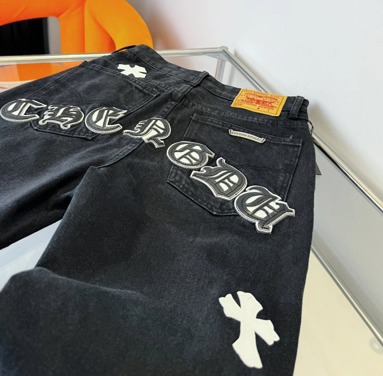 Chrome Hearts High Street American Limited Loose Trendy Brand Washed Pants | Outfitreps Spreadsheet