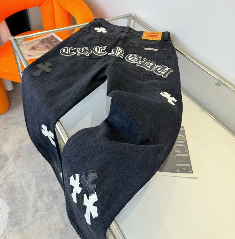 Chrome Hearts High Street American Limited Loose Trendy Brand Washed Pants | Outfitreps Spreadsheet