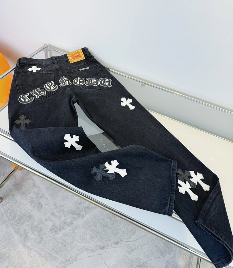 Chrome Hearts High Street American Limited Loose Trendy Brand Washed Pants | Outfitreps Spreadsheet