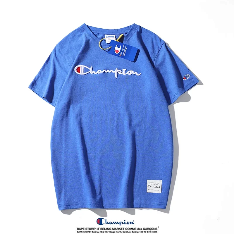 Champion Simple 3D Embroidered Cotton Short sleeved T-shirt | Outfitreps Spreadsheet