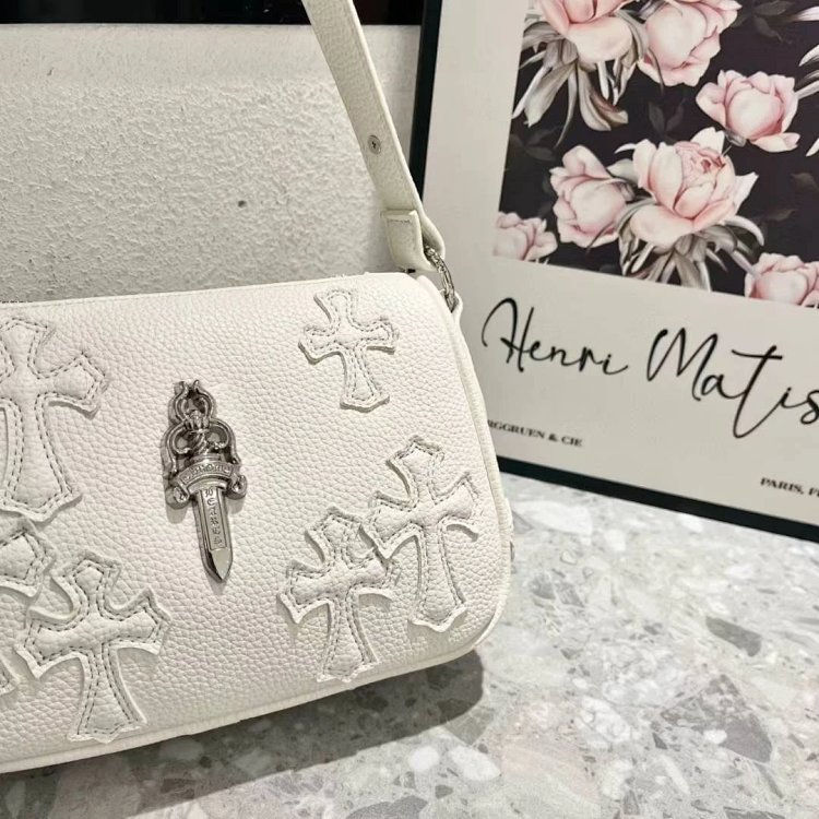 Chrome Hearts Retro high-end lychee patterned shoulder bag | Outfitreps Spreadsheet