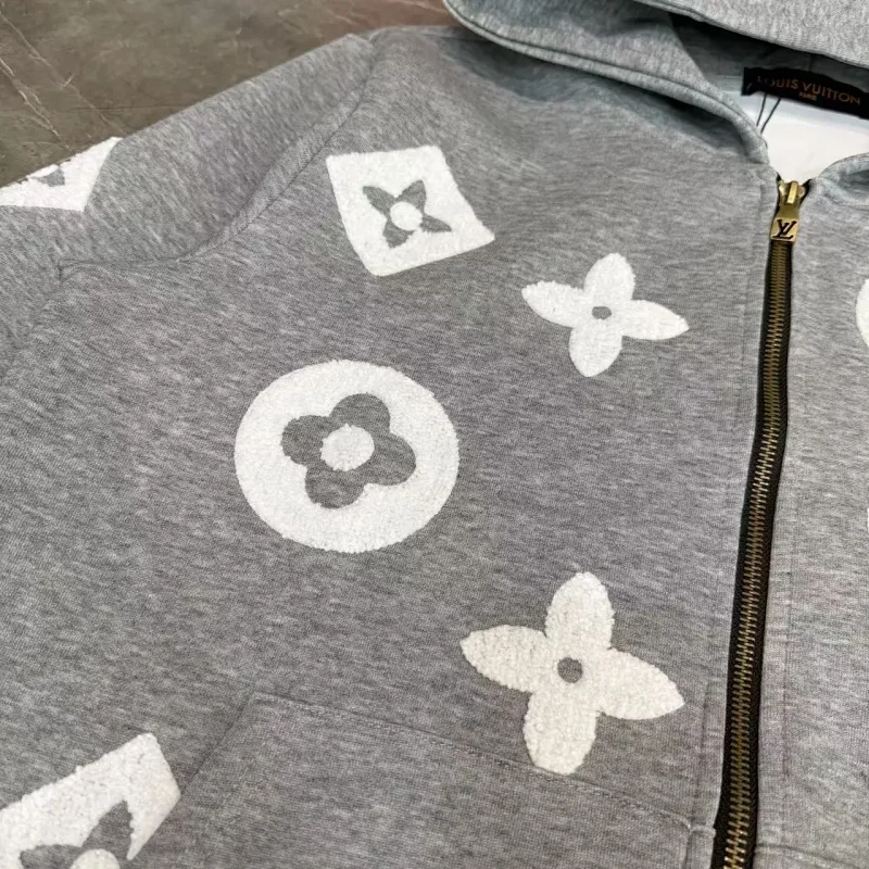 Louis Vuitton hooded zipper sweatshirt | Outfitreps Spreadsheet