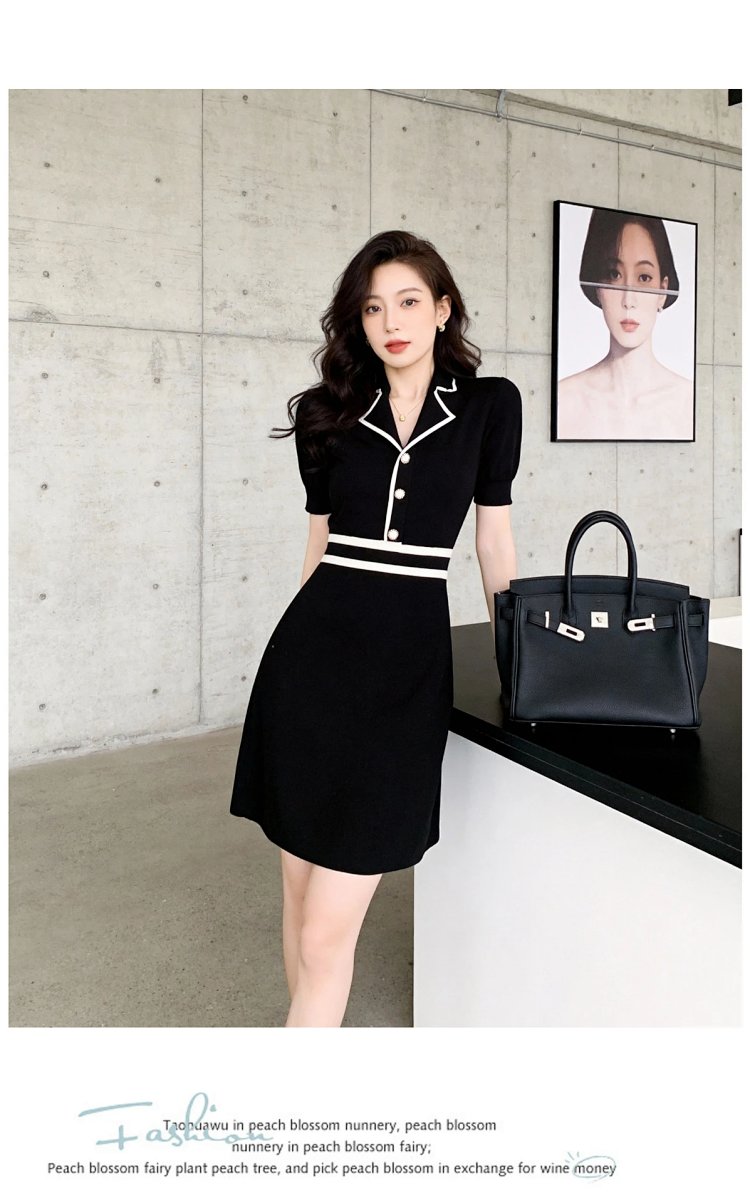 skirt Summer Ice Silk Knitted French Dress | Outfitreps Spreadsheet