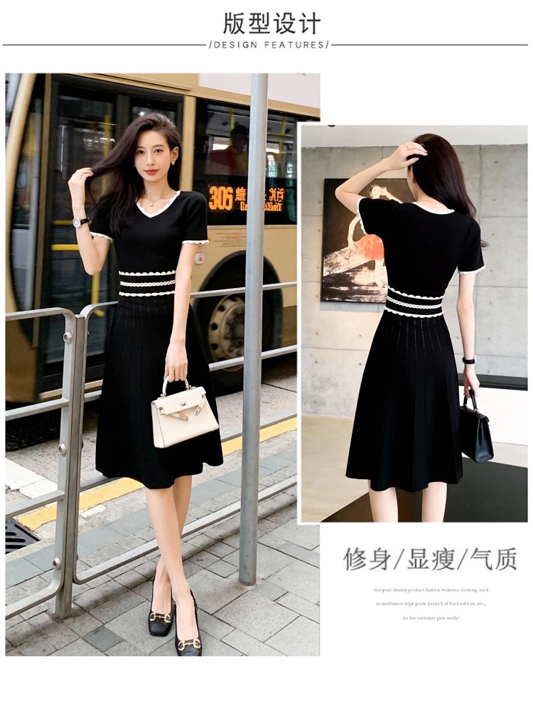skirt Summer new French Hepburn style small black dress | Outfitreps Spreadsheet