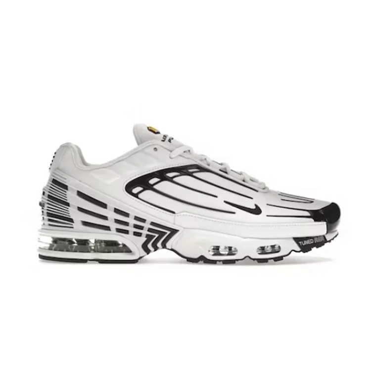 Max Plus 3 Leather White Black
