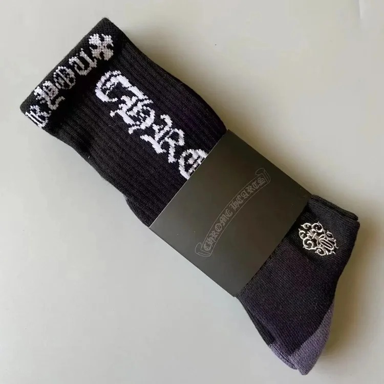 Fashion trend socks love graffiti red lips towel bottom mid-calf socks