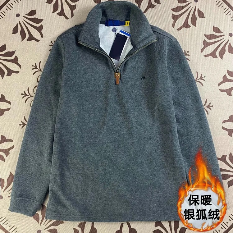 Ralph Lauren Pony logo half-zip lapel loose sweatshirt for women long-sleeved sweatshirt for men polo