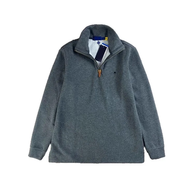 Ralph Lauren Pony logo half-zip lapel loose sweatshirt for women long-sleeved sweatshirt for men polo