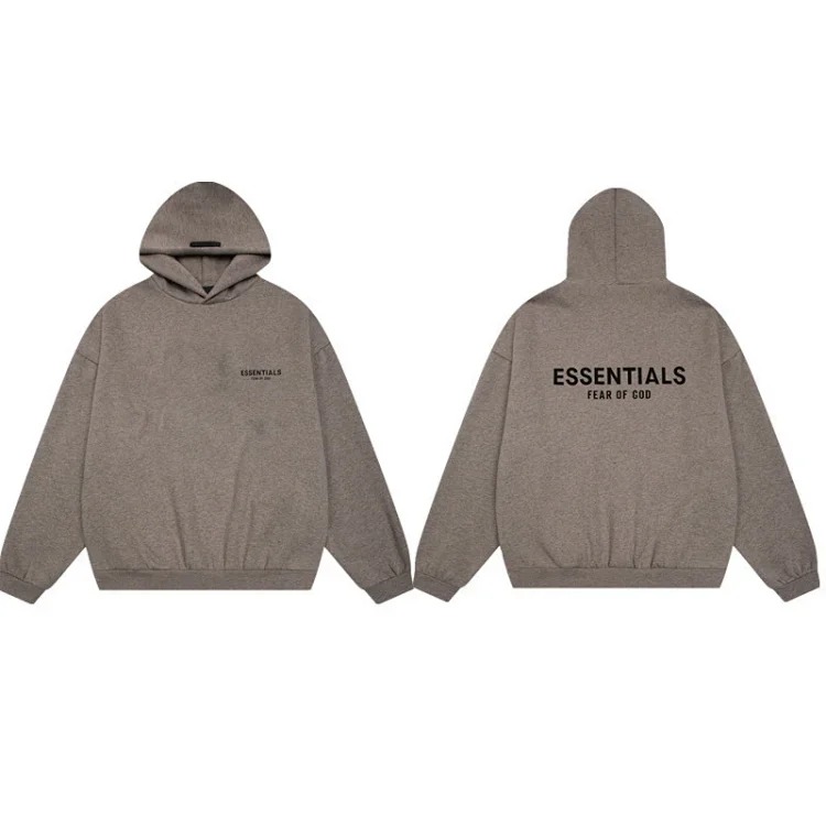 American high street trendy brand plus velvet casual couple autumn and winter heavy hooded sweatshirt for men and women