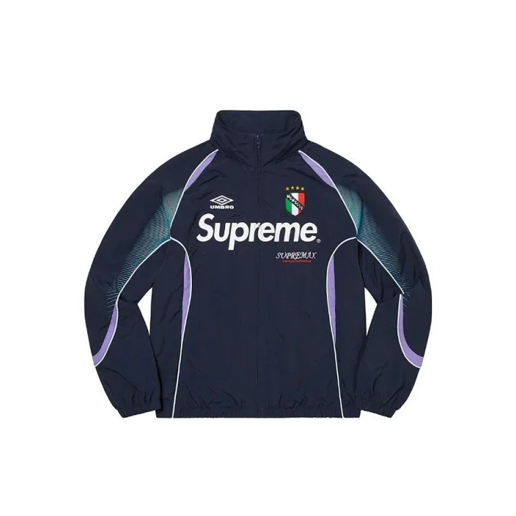 Co-branded football jacket casual simple fashion zipper high collar