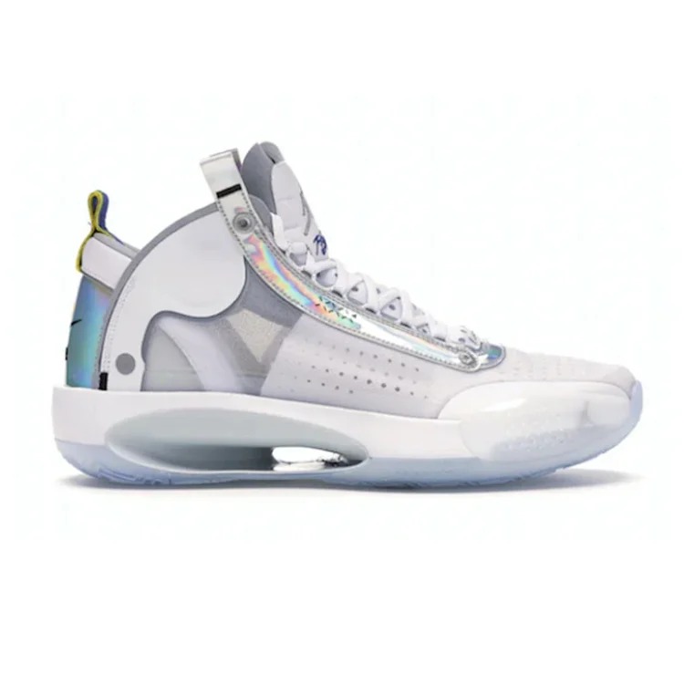 XXXIV White Metallic Sier Casual sneakers