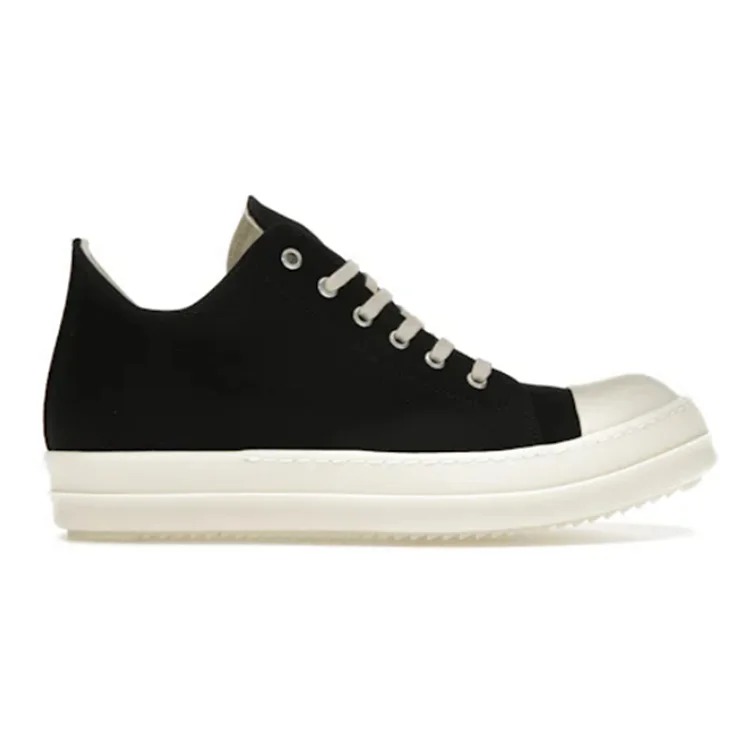 R*ck O*ens DRKSHDW Lido Low Sneaks Black Milk SS24 Casual sneakers