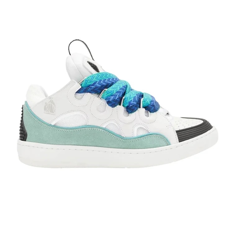 L*nvin Wmns Curb Sneakers 'White Green' Casual sneakers