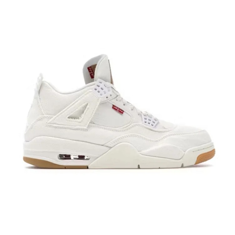 PB 4 Retro Levi's White Casual sneakers