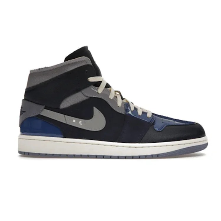 1 Mid SE Craft Obsidian French Blue Ashen Slate White Casual sneakers
