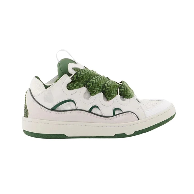 Lnvin Curb Sneakers 'White Khaki image 2