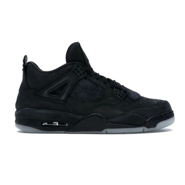 4 Retro Kaws Black Fashion sneakers image 2