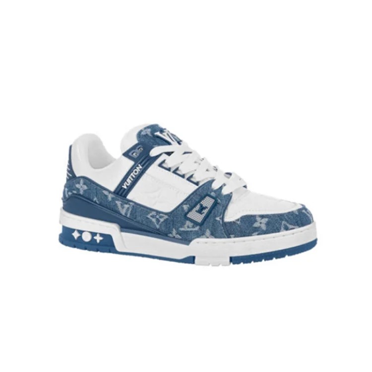 Trainer Monogram Denim White Be Sneakers image 2