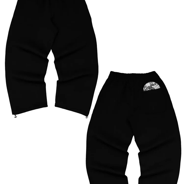 Printed sweatshirt and sweatpants suit long-sleeved pullover hoodie retro jacket street
