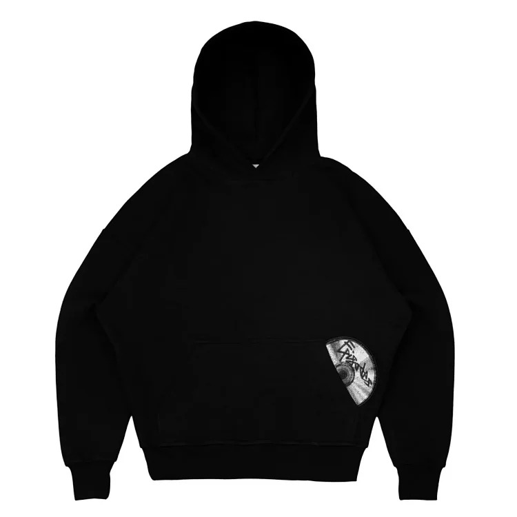 Printed sweatshirt and sweatpants suit long-sleeved pullover hoodie retro jacket street