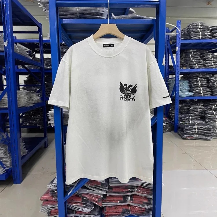 Distressed Batik Dirty Short Sleeve T-Shirts for Men and Women