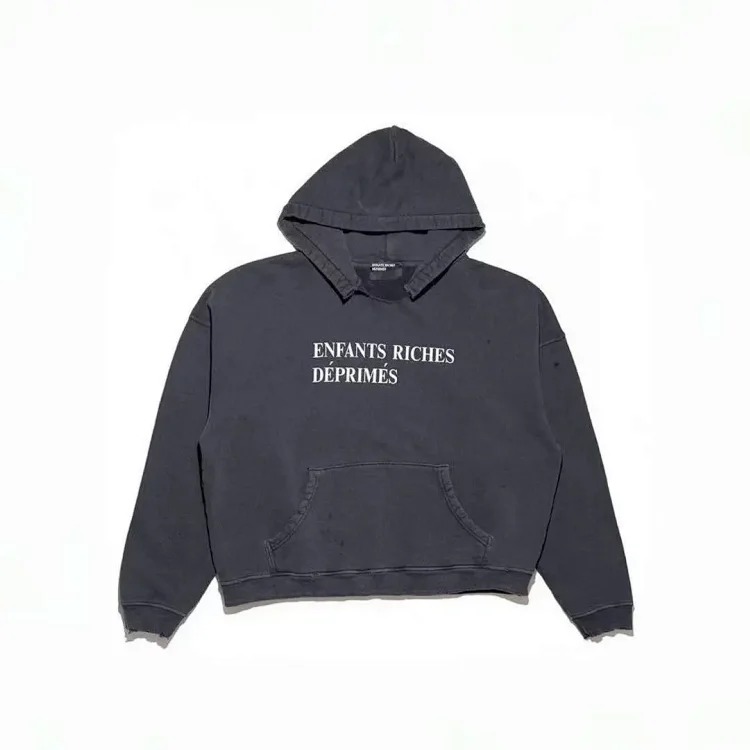 Washed distressed loose sweatshirts for men and women
