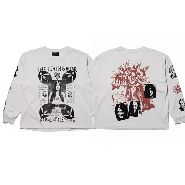 Washed distressed loose sweatshirts for men and women