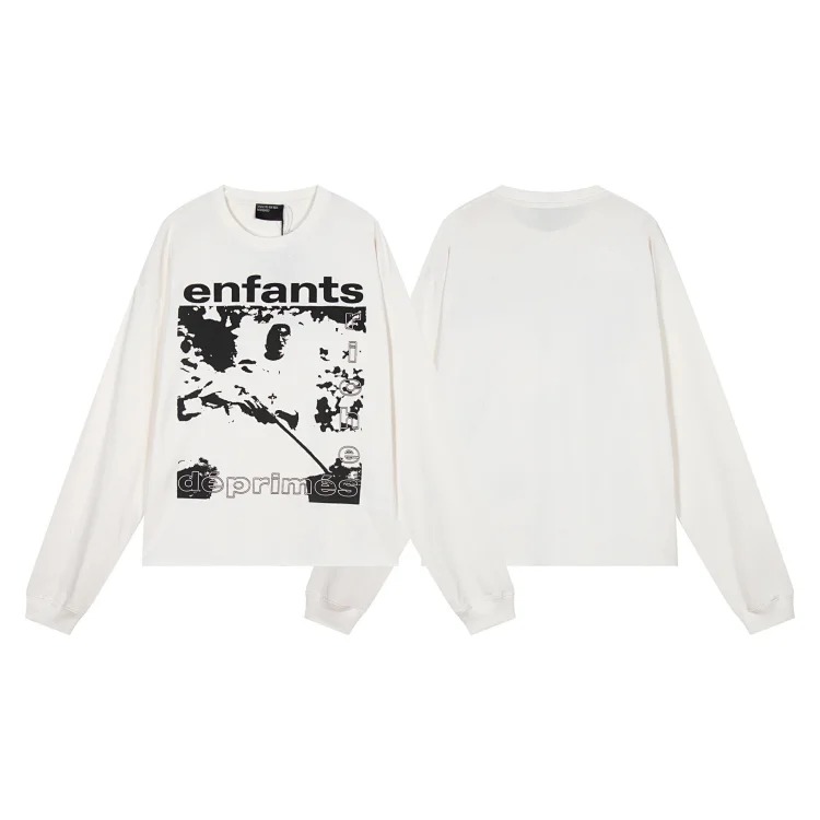 Washed distressed loose sweatshirts for men and women