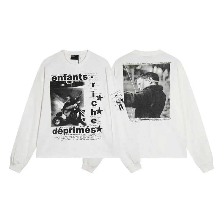 Washed distressed loose sweatshirts for men and women