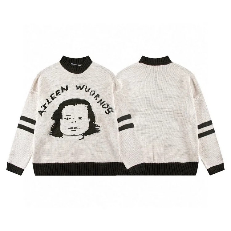 Washed distressed loose sweatshirts for men and women