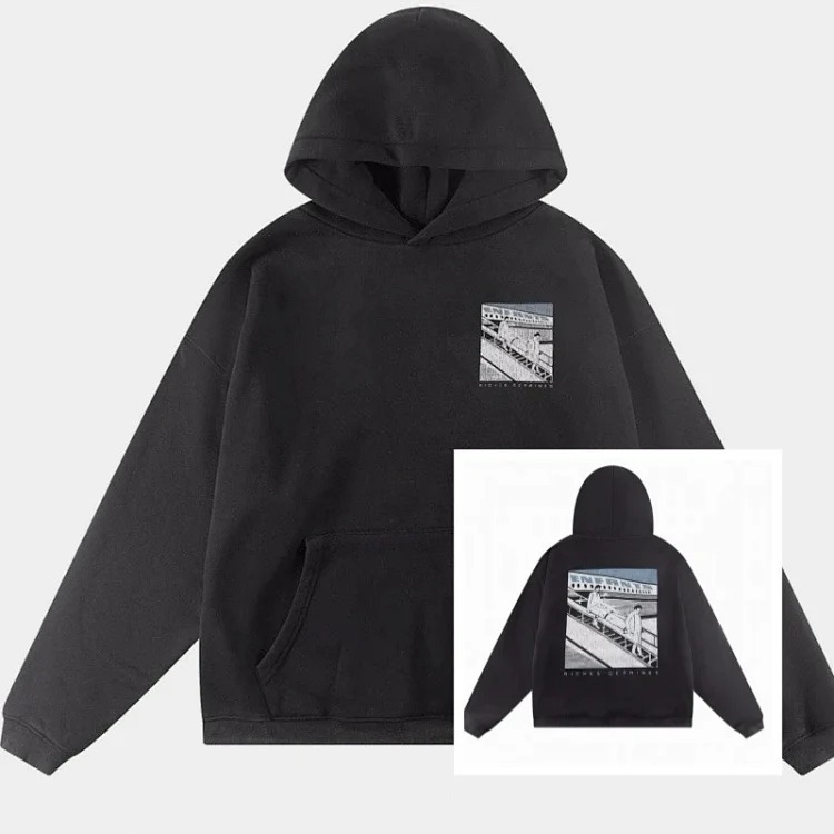 Washed distressed loose sweatshirts for men and women