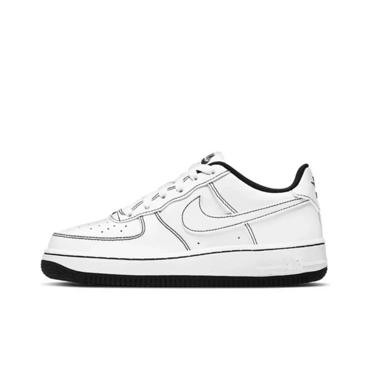 Pure white pure black wheat low top retro classic image 7